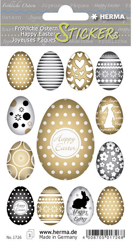 Sticker Happy Easter Goldeier